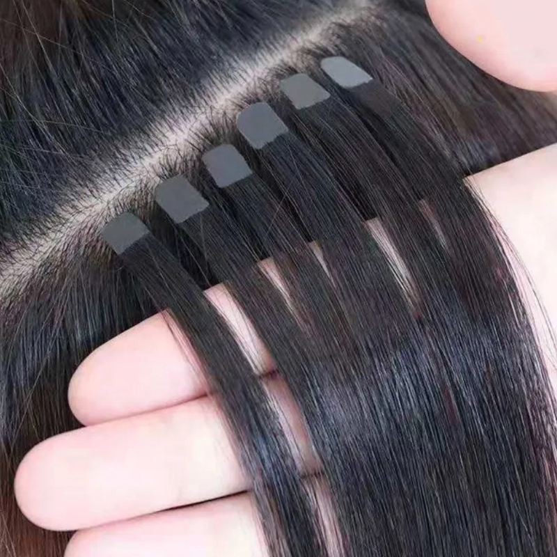 Invisible Tape In Extensions Real Hair - Mini bande Extensions de cheveux cheveux
