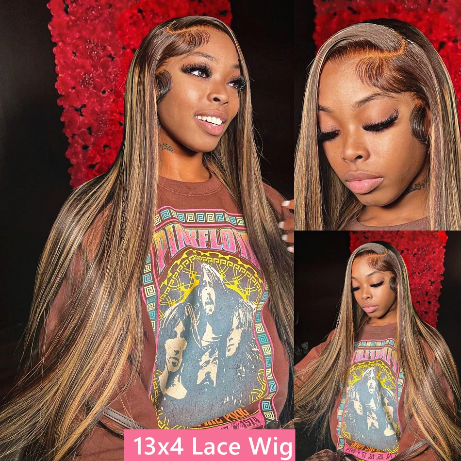 613 Blonde Body Wave Lace Front Wig - Perruque en cheveux naturels avec frange