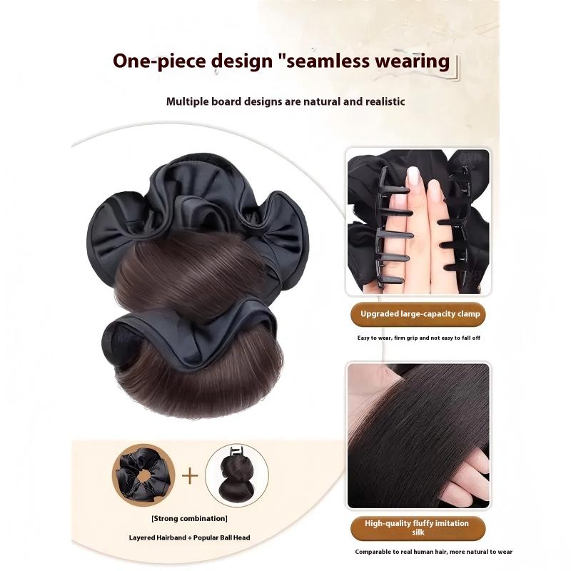 Claw Clip Messy Bun Hair Piece - Chignon synthétique à griffes en désordre