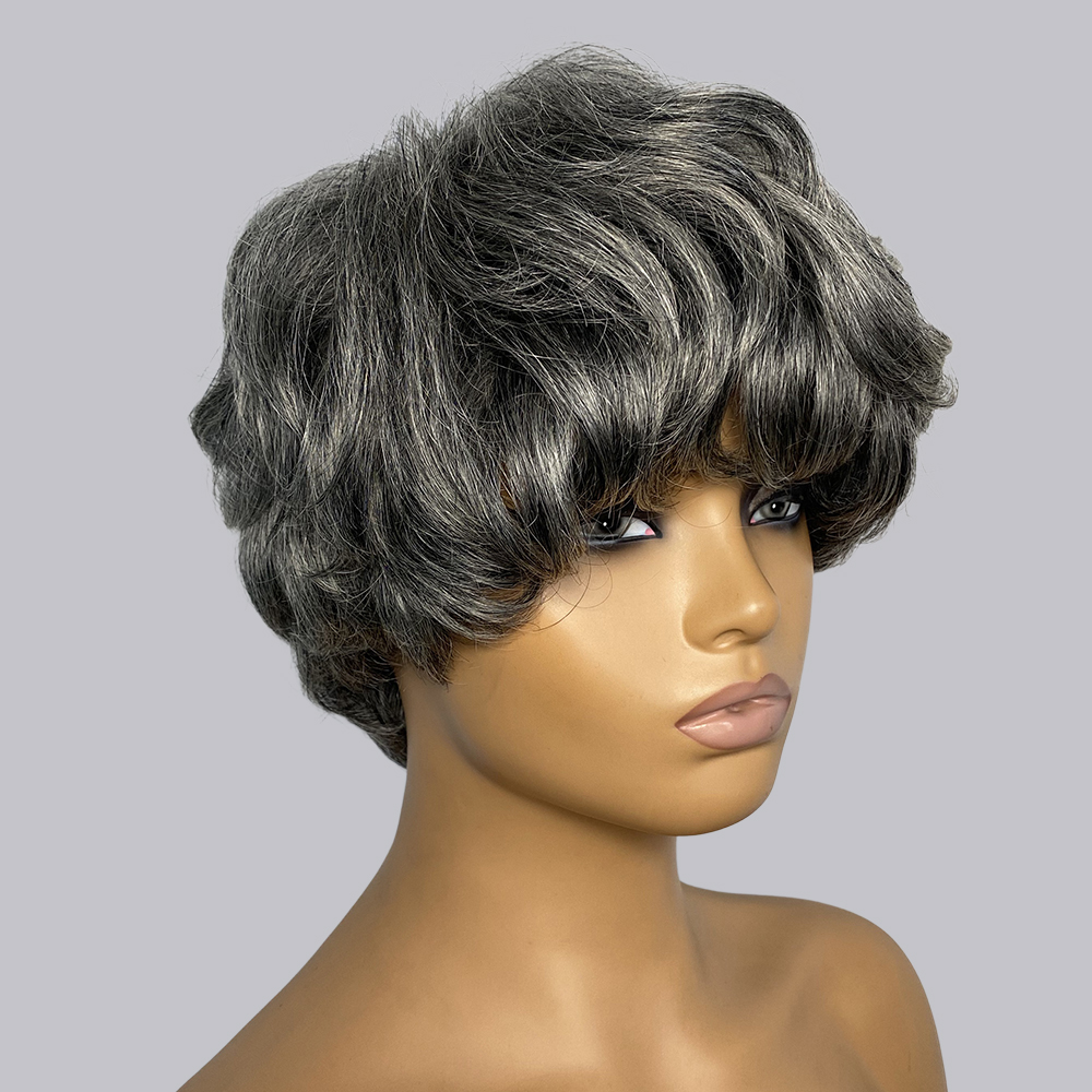 Short Pixie Cut Wig Human Hair Cheap - Perruques de cheveux humains coupe lutin