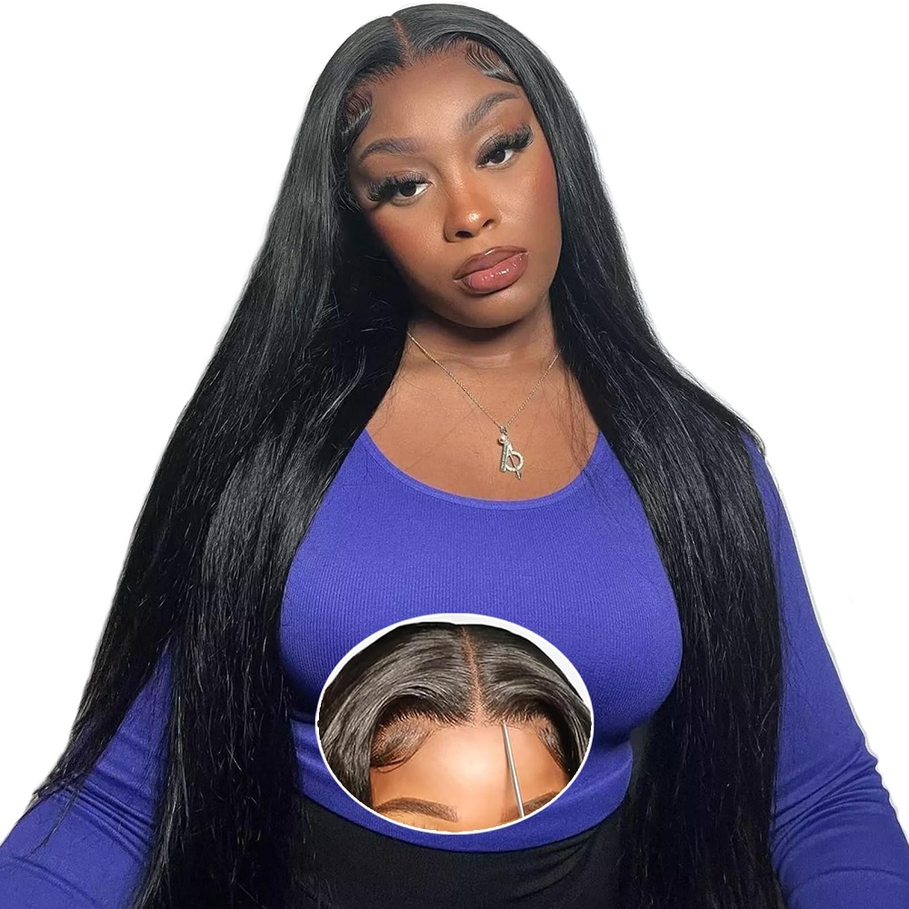 Human Hair Wigs - Perruques Full Lace sans colle 7x6