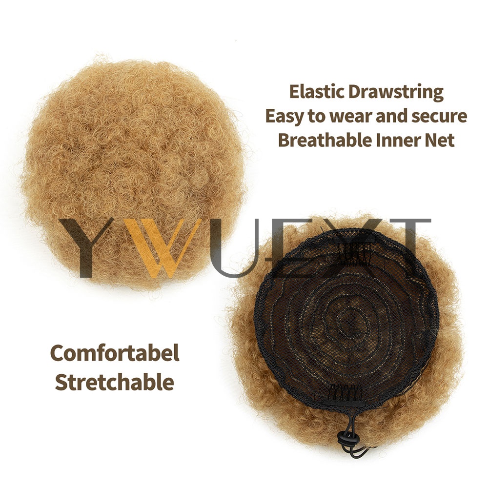 YWUEXT Honey Gold Afro Kinky P - Drawstring Afro Curly Puff Ponytail avis et prix