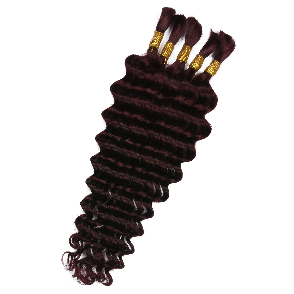 Vague profonde 100% cheveux hu - Water Wave Bulk Human Hair For Braiding avis et prix