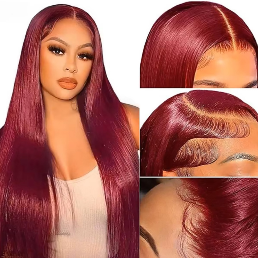 Perruque Lace Frontale 99J Bou - Human Hair Wigs avis et prix