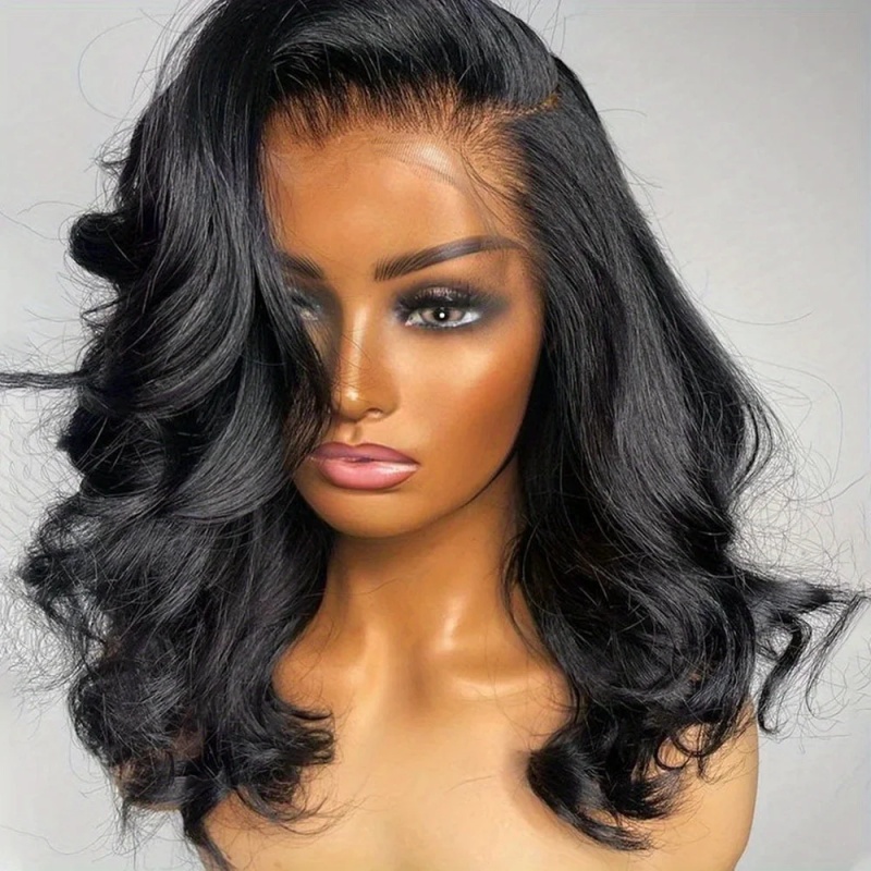 Perruque Courte Bob Ondulée 20 - Glueless Wear And Go Human Hair Wig avis et prix
