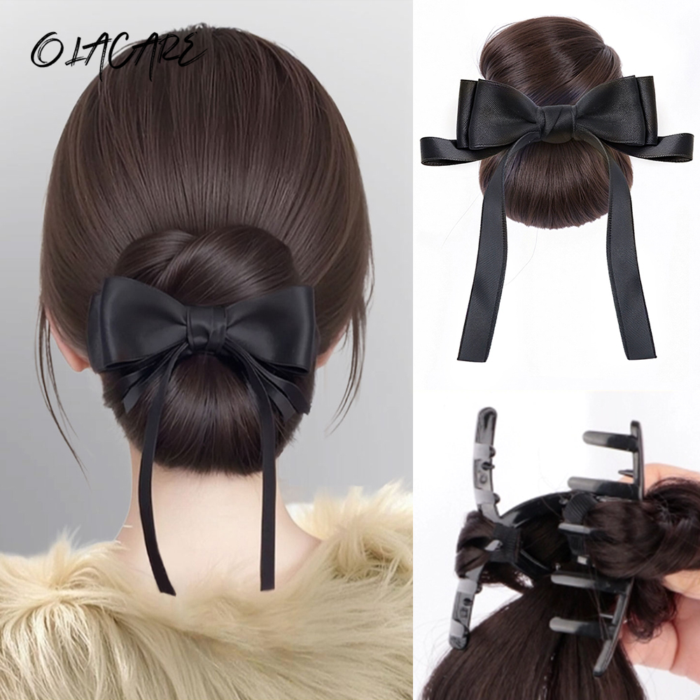Pince à cheveux synthétique av - Claw Clip Messy Bun Hair Piece avis et prix