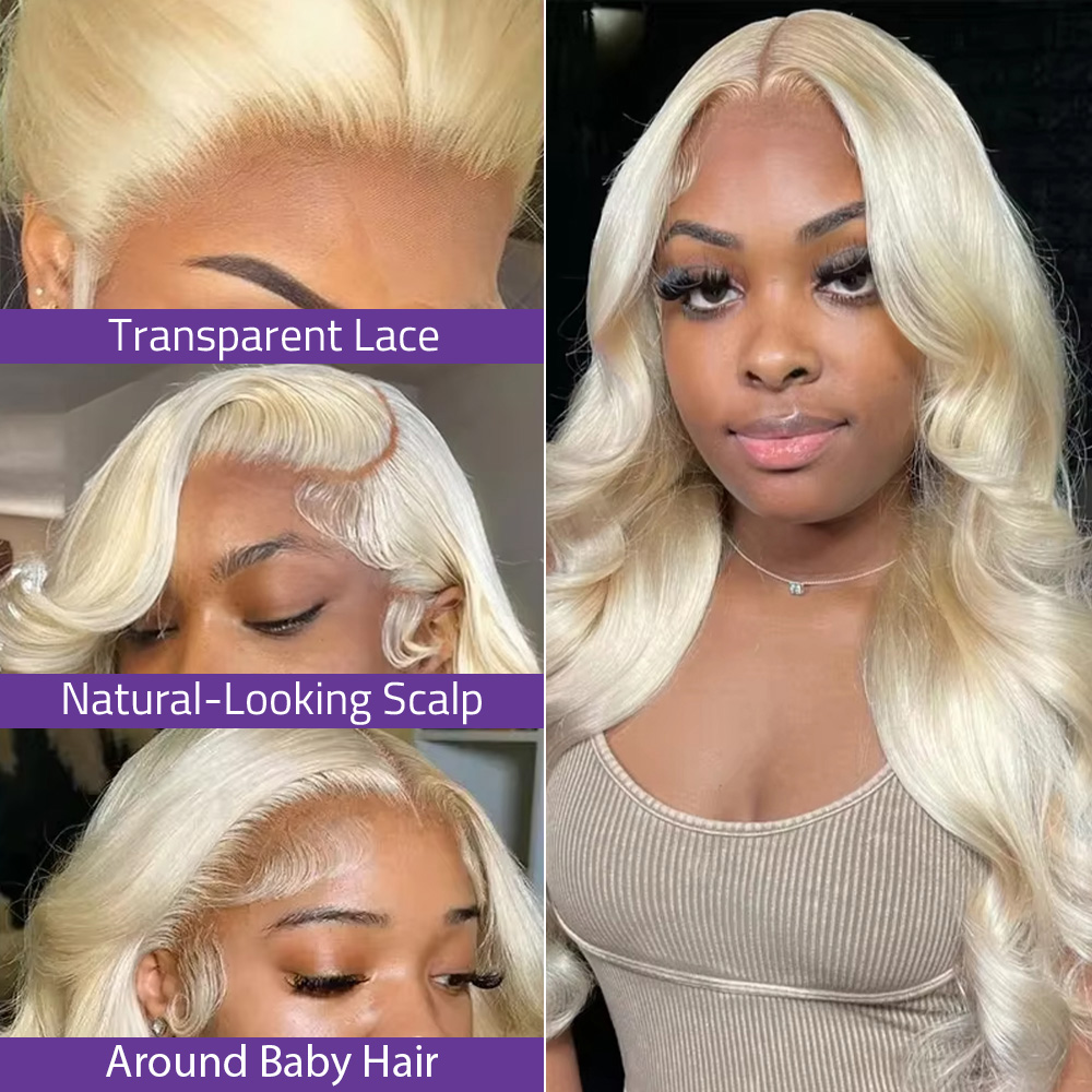 Perruque frontale en dentelle  - 613 Blonde Body Wave Lace Front Wig avis et prix