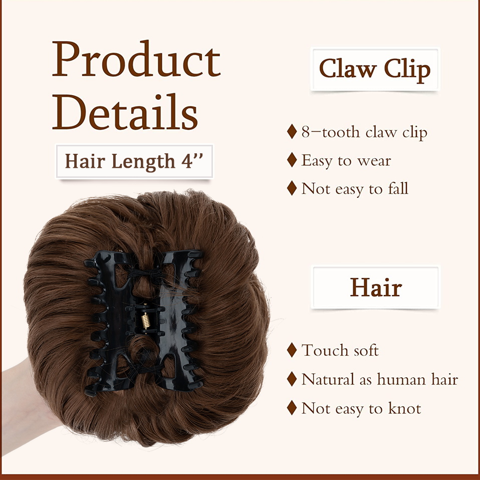 Benehair-Chignon Synthétique à - Claw Clip Messy Bun Hair Piece avis et prix