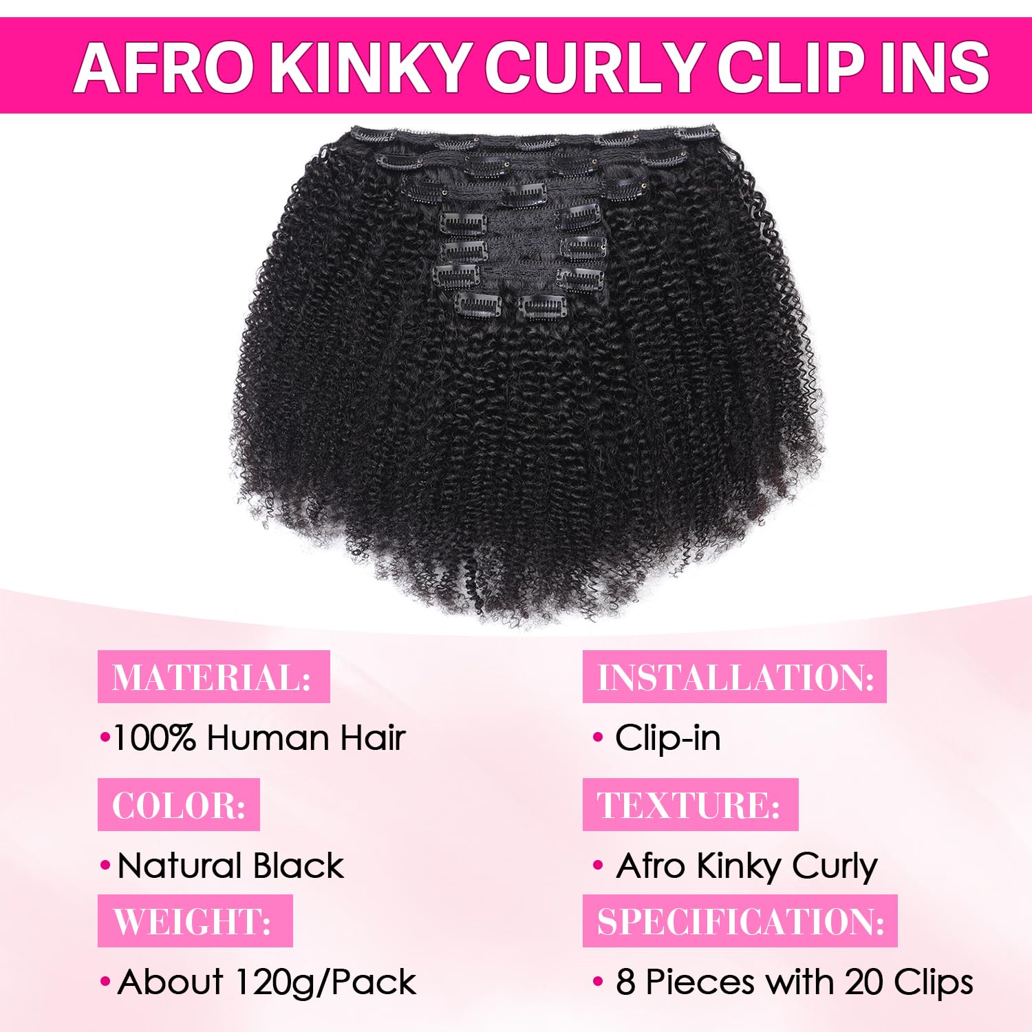 Extensions de cheveux humains  - Seamless Clip In Hair Extensions Human Hair avis et prix