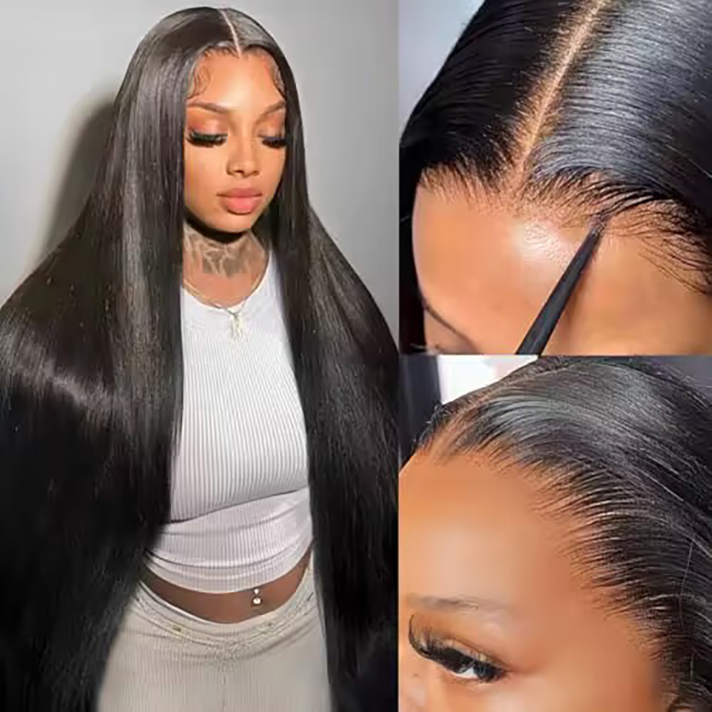 Perruque frontale en dentelle  - Human Hair Wigs avis et prix