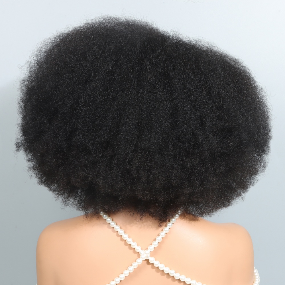 Perruques Afro de 14 pouces po - Glueless Wear And Go Human Hair Wig avis et prix