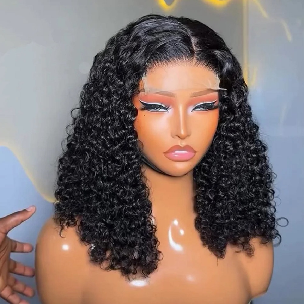 Perruques Courtes Bouclées Ond - Glueless Wear And Go Human Hair Wig avis et prix